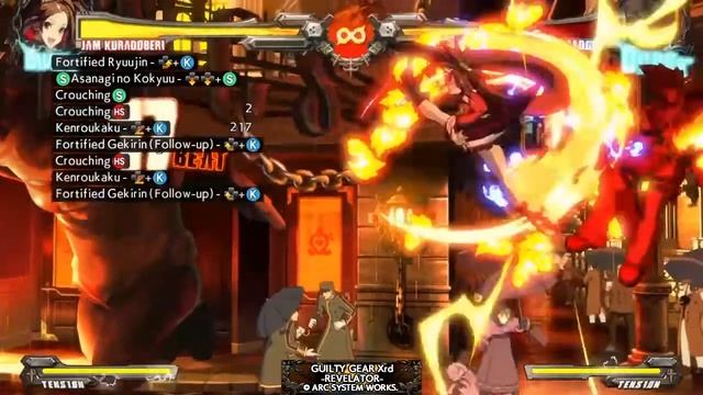 Guilty Gear Xrd Rev 2 - Jam Combos смотреть онлайн