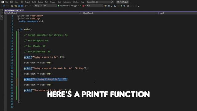 What Is The Printf Function In C++? (C++ Programming Tutorial Guide) 2023 смотреть онлайн