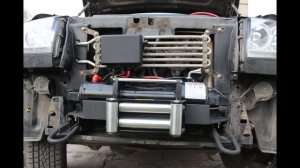 Установка лебедки Electric Winch 12000lbs на УАЗ ПАТРИОТ