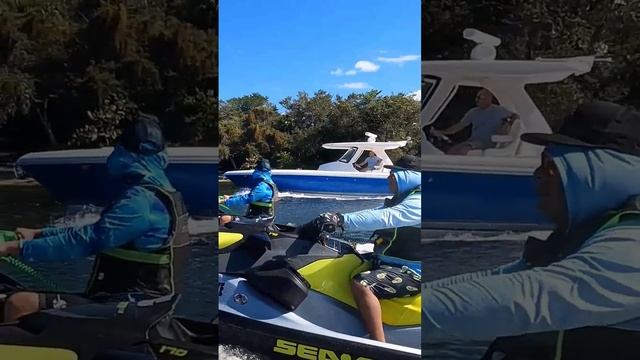 Perfect day for a cruise on the Intracoastal Waterway