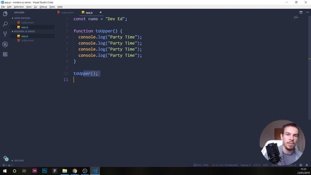Javascript Functions & Parameters _ Javascript Tutorial For Beginners | developedbyed смотреть онлайн