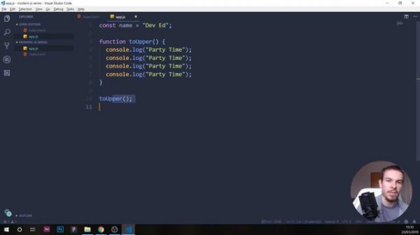 Javascript Functions & Parameters _ Javascript Tutorial For Beginners  | developedbyed