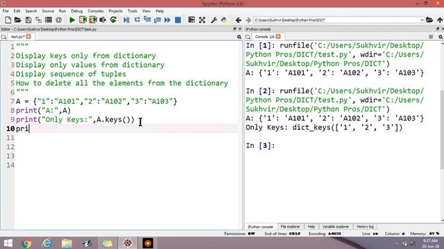 Dictionaries in Python Part 3 смотреть онлайн