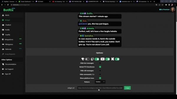BEST KICK BOT - Chatbot, Sub Alerts, Overlays, Multichat (BOTRIX BOT SETUP)