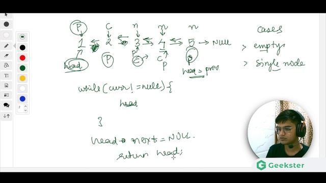 Reverse A Singly Linked List | LeetCode 206 | Top Interview Question | Java DSA | Geekster смотреть онлайн