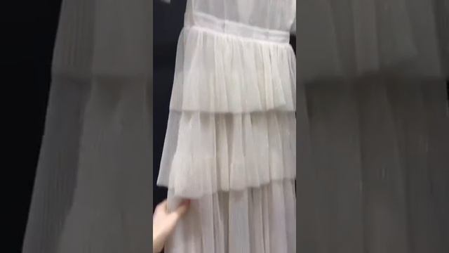 Белое коктейльное платье 102551-300993 смотреть онлайн