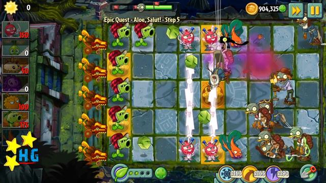 Plants vs Zombies 2 - Epic Quest: Aloe, Salut! - Stage 5 | No Premium смотреть онлайн