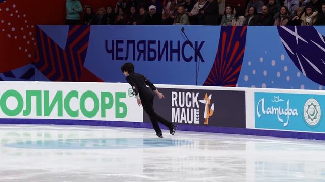 Петр Гуменник - Произвольная программа, Ч6емпионат России 2024 год, Челябинск смотреть онлайн