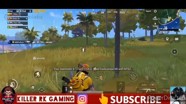 SANHOK on fire || partnership with Titan z || KILLER RK gaming || pubg mobile tamil смотреть онлайн