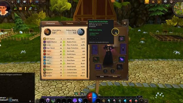 Villagers and Heroes: Stats Overview (Post-Starfall) смотреть онлайн