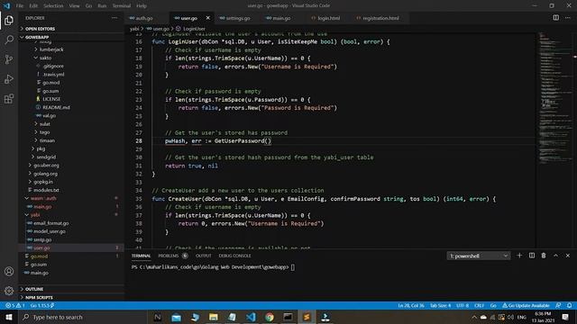Golang HTTP User Authentication Yabi Series 9 | Golang Web Development | WebAssembly Auth System смотреть онлайн