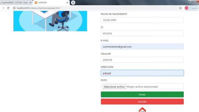 Formulario HTML y PHP (Guardar datos en Base de datos) смотреть онлайн