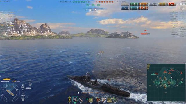 Cossack - World of Warships - 146k dmg, 3400 exp смотреть онлайн