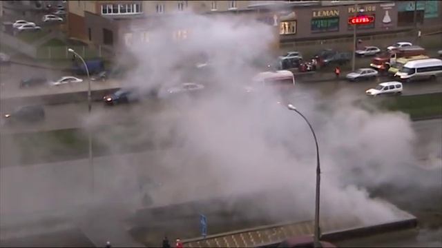Набережные Челны. Пожар ост. Электротехников. 12.11.2013 смотреть онлайн