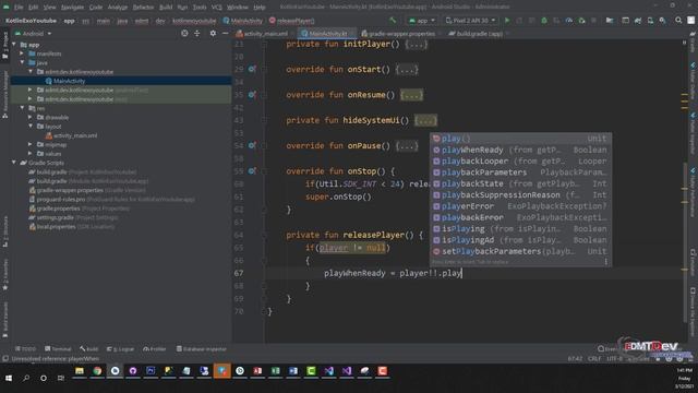 Kotlin Android Tutorial - Play Youtube with ExoPlayer смотреть онлайн