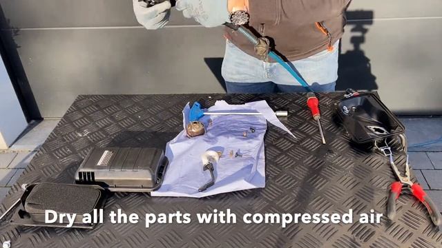 Carburetor cleaning on a power generator. смотреть онлайн