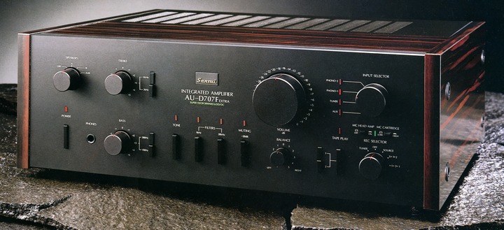 Усилитель Sansui AU-D707F Extra, связка акустика DIATONE DS-73D смотреть онлайн
