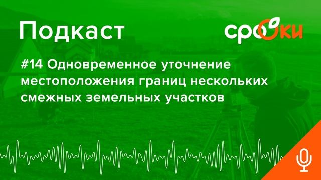 #14 Одновременное уточнение местоположения границ нескольких смежных земельных участков смотреть онлайн