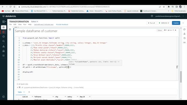 Split function - Databricks | Spark | Pyspark Functions смотреть онлайн