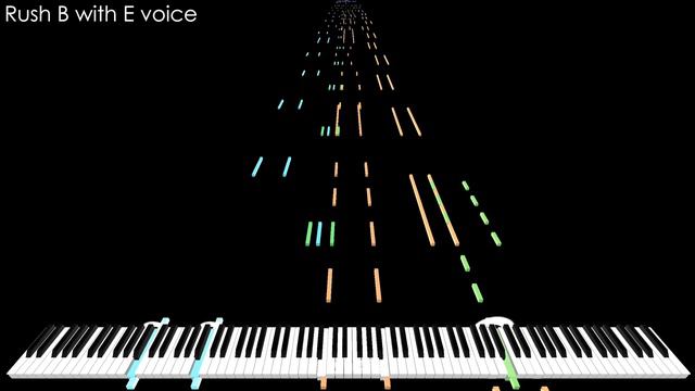 RUSH B But Piano Says E