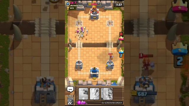 {С самых низов} путь к славе 2я арена #3 [Clash Royale] смотреть онлайн