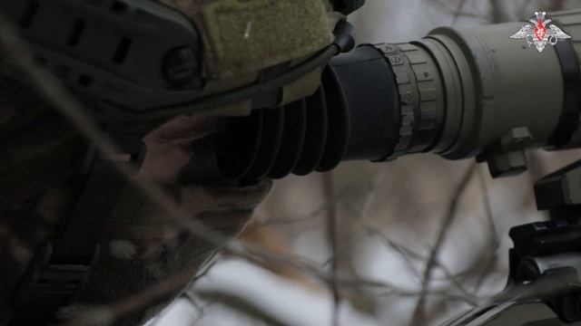 Боевая работа снайпера 1-й гв. танковой армии ЗВО в зоне СВО смотреть онлайн