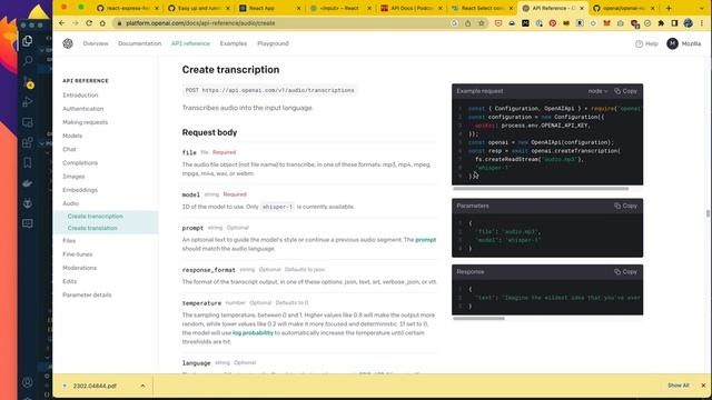 Getting started with Node, React and AI Part 4: Using the OpenAI Whisper API to transcribe audio смотреть онлайн