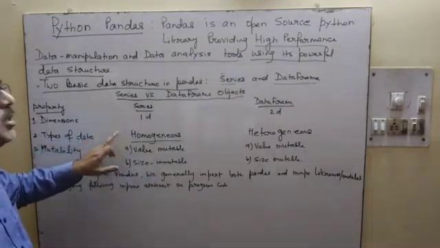 Python Pandas | Series vs. DataFrame objects| class 12 I.P. смотреть онлайн