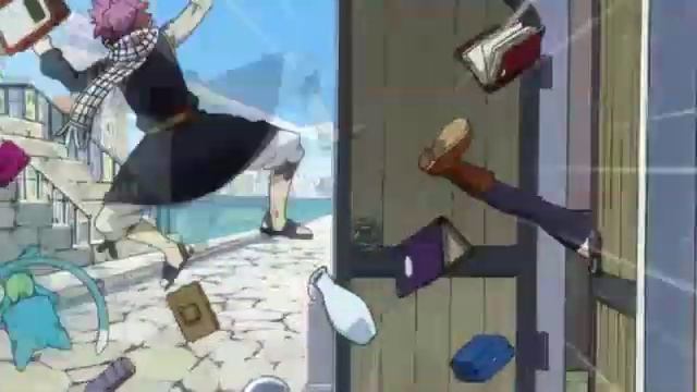 Нацу,Люси и Грей,Джувия-Мы два влюбленных идиота смотреть онлайн