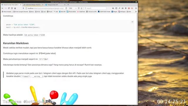 07 Format Text pada Bot Telegram смотреть онлайн