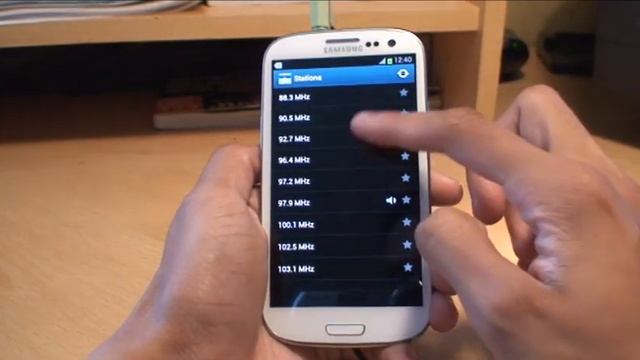 Samsung Galaxy S3: Radio App (SIII, i9300) смотреть онлайн