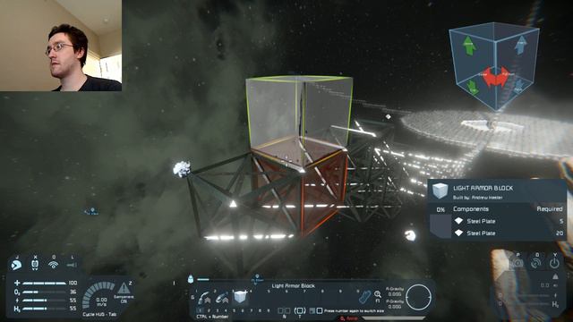 Death Star Survival Construction - Space Engineers - Part 2 смотреть онлайн
