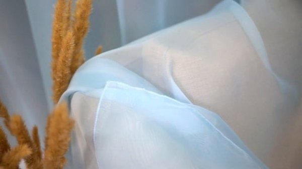 Самый красивый тюль - вуаль небесно-голубого цвета | WITERRA-фабрика текстиля | шторы для интерьера