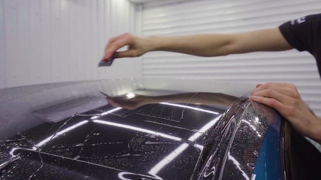 Фальшивый карбон, как просто сделать карбоновую крышу. смотреть онлайн