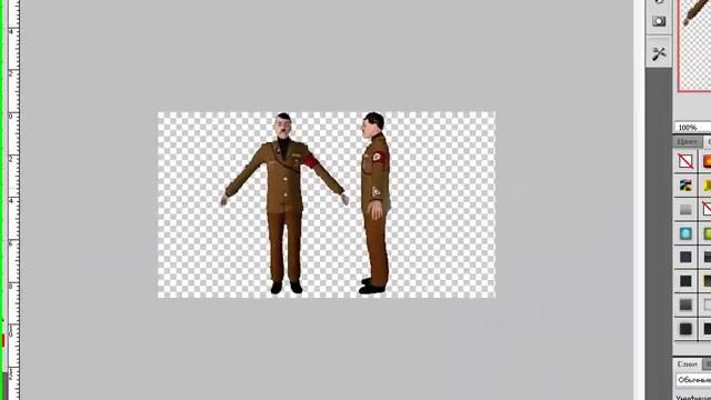 Как вырезать картинку в фотошопе смотреть онлайн