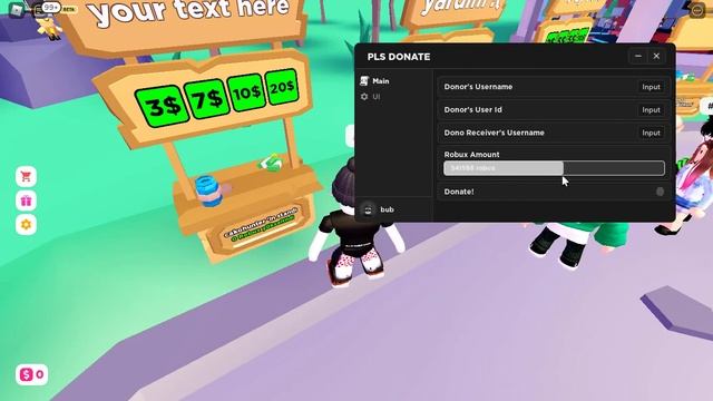 *FREE* ? PLS DONATE [FAKE DONATE] SCRIPT ? - ROBLOX SCRIPT смотреть онлайн