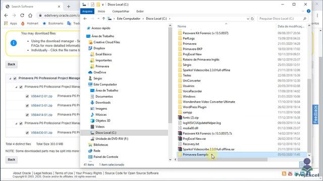 Como fazer download e instalação do Primavera P6 смотреть онлайн