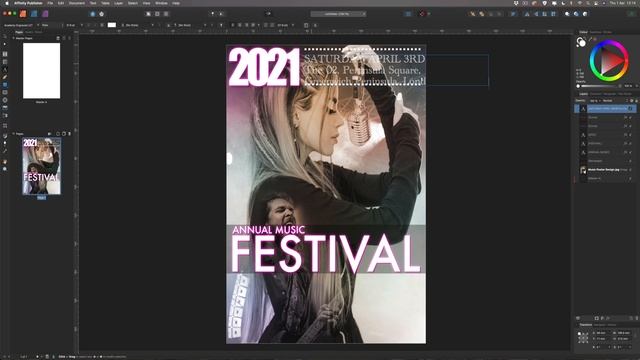 Poster Design In Affinity Publisher