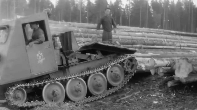 За что трактористы полюбили трелевочный трактор ТДТ 40 смотреть онлайн