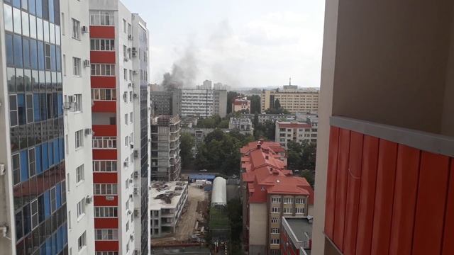 Пожар в Ставрополе смотреть онлайн