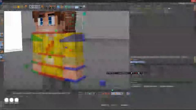 ?КАК СДЕЛАТЬ МАЙНКРАФТ ПОЗУ В CINEMA 4D?