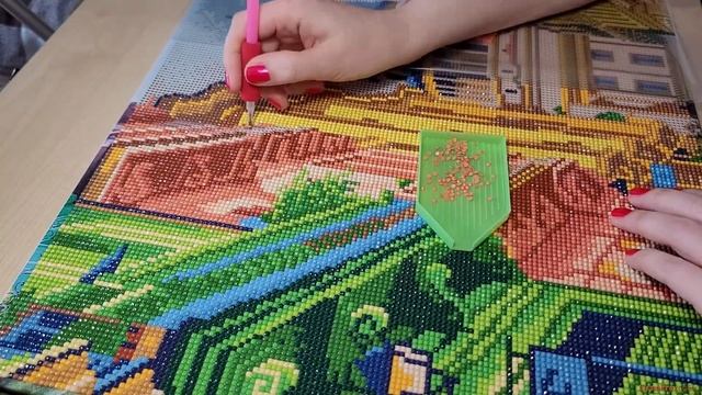 ОЧЕНЬ много страз НЕ хватило! Алмазная мозаика из Светофора! смотреть онлайн