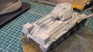 Танк Т-34. Как сделать зимний камуфляж. Масштабная модель танка 1/35