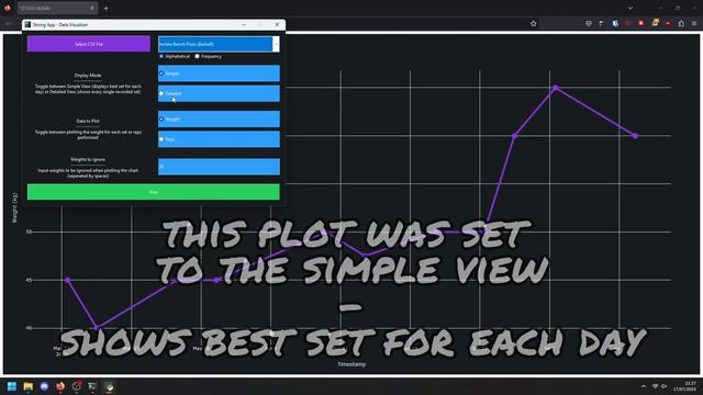 Strong App - Data Visualizer | Python Tkinter + Plotly Project смотреть онлайн