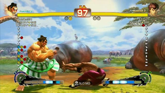 SSF4 AE: Akimo (Honda) vs ET1120 (FeiLong) - Ranked Match (720p HD) смотреть онлайн