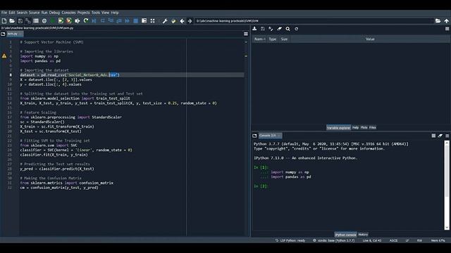 Support Vector Machine (SVM) Using Scikit-Learn | Machine Learning | Python | Code Warriors смотреть онлайн