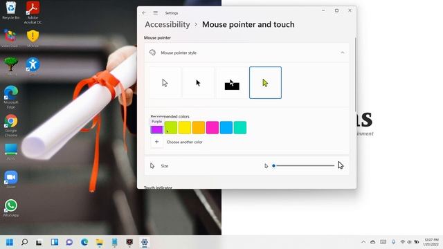 How to change Mouse Pointer Cursor Color In Windows 11/Windows 10? Simple and easy setting смотреть онлайн
