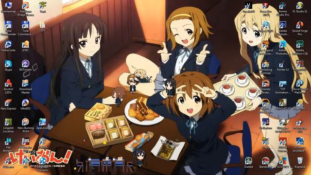 K-ON! Пикник на рабочем столе)) смотреть онлайн