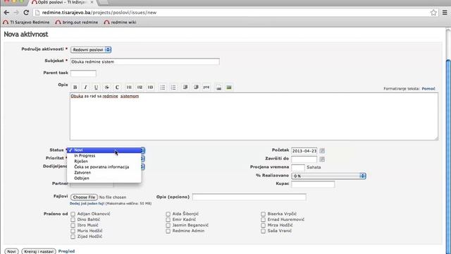 Redmine upoznavanje смотреть онлайн