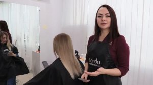 Стрижка одной длины. Снятие секущихся кончиков.